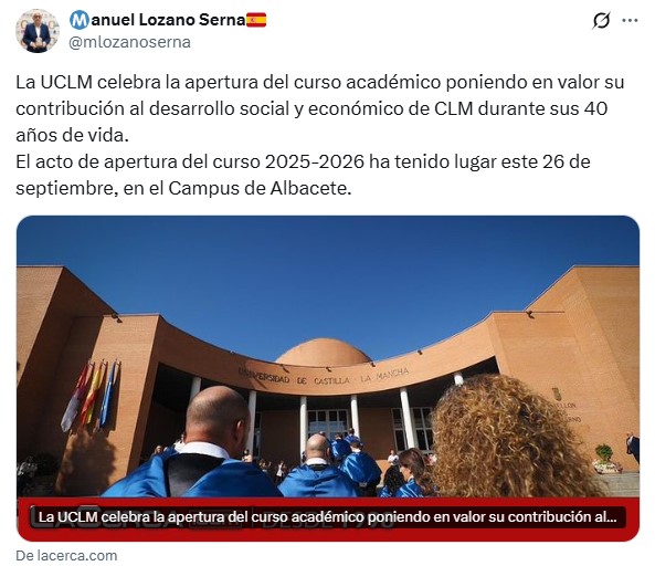 Apertura de curso 2025-2026