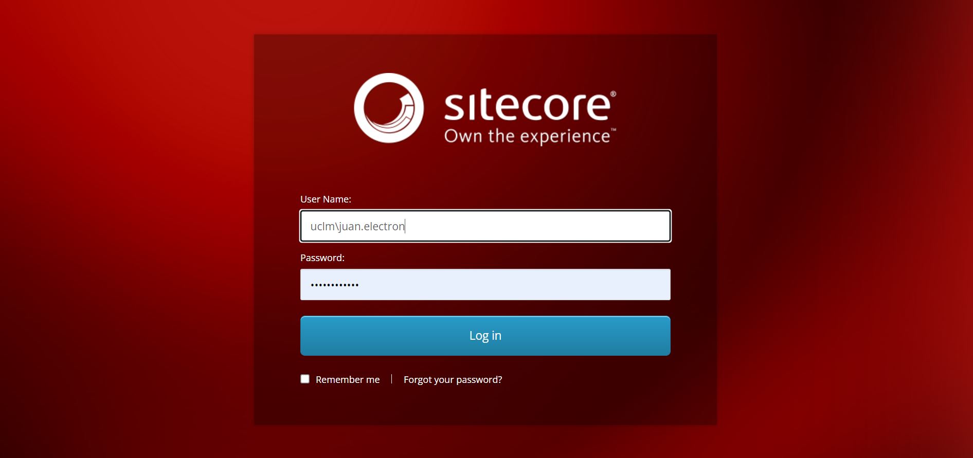 inicio en la plataforma