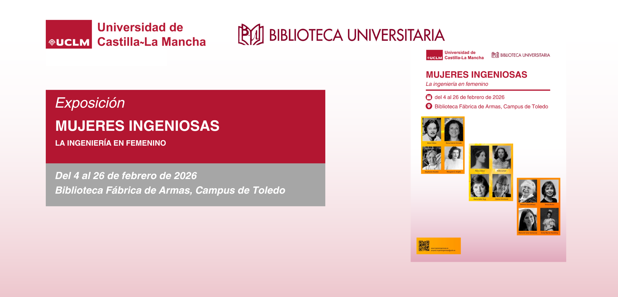 Exposición Mujeres Ingeniosas: la ingeniería en femenino