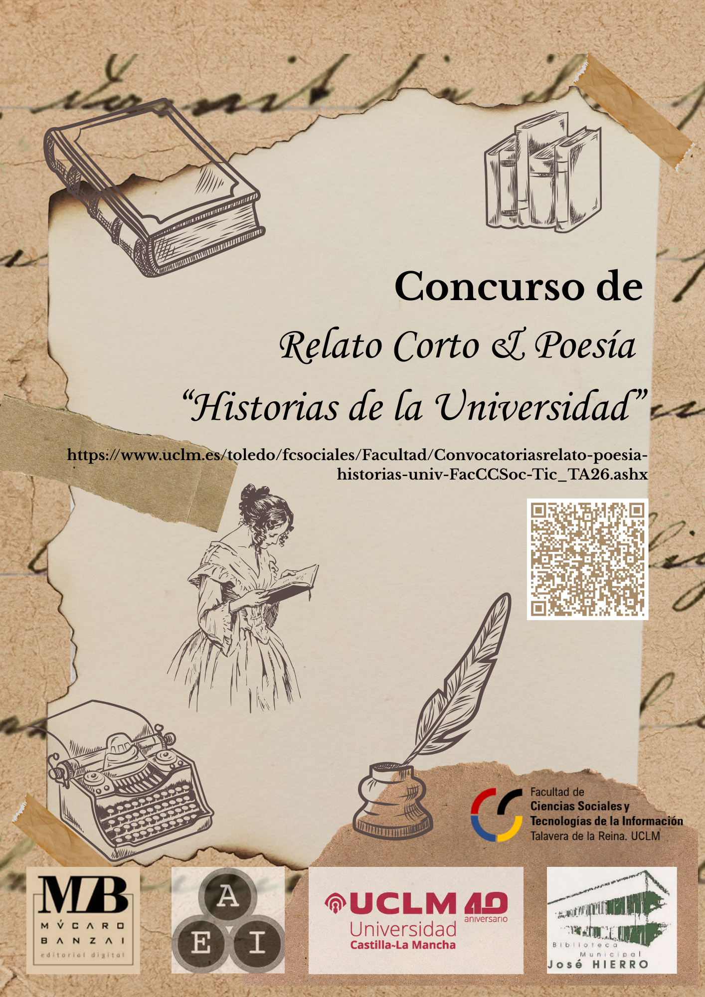 Cartel concurso Historias de la Universidad
