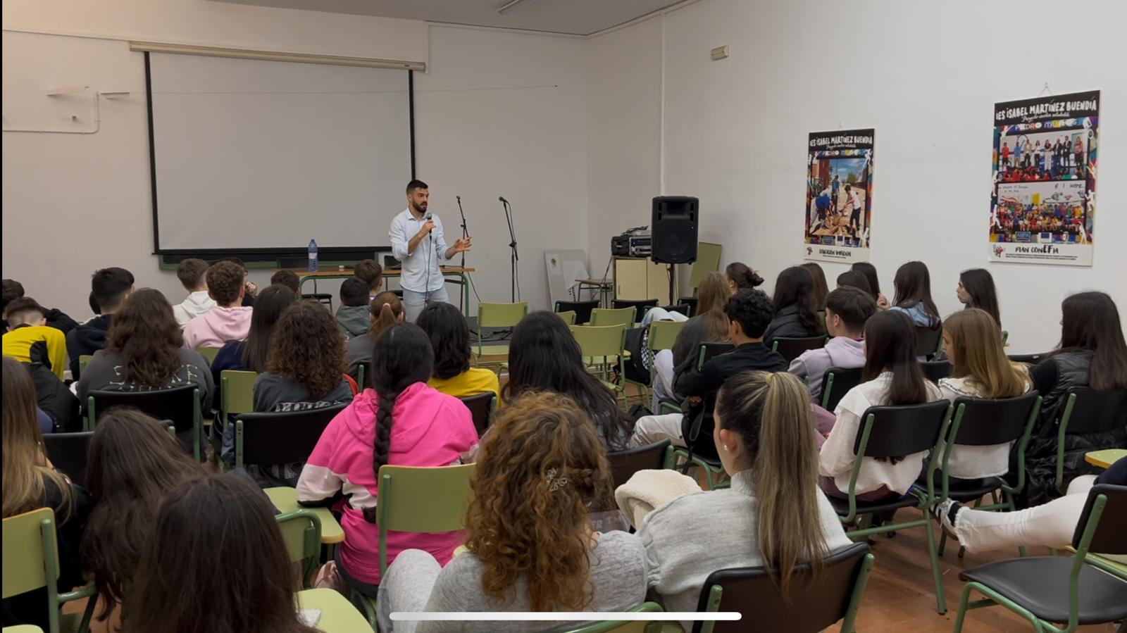 Colaboración con el IES de Pedro Muñoz en las Jornadas de Orientación Académica y Laboral