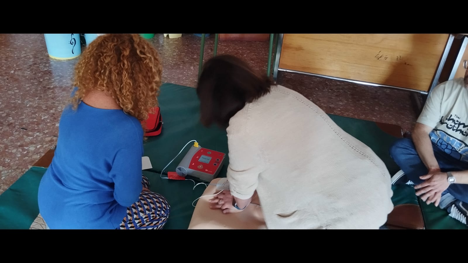 Colaboración con el Colegio Público Mayor Zaragoza de Albacete formando al profesorado en primeros auxilios y RCP