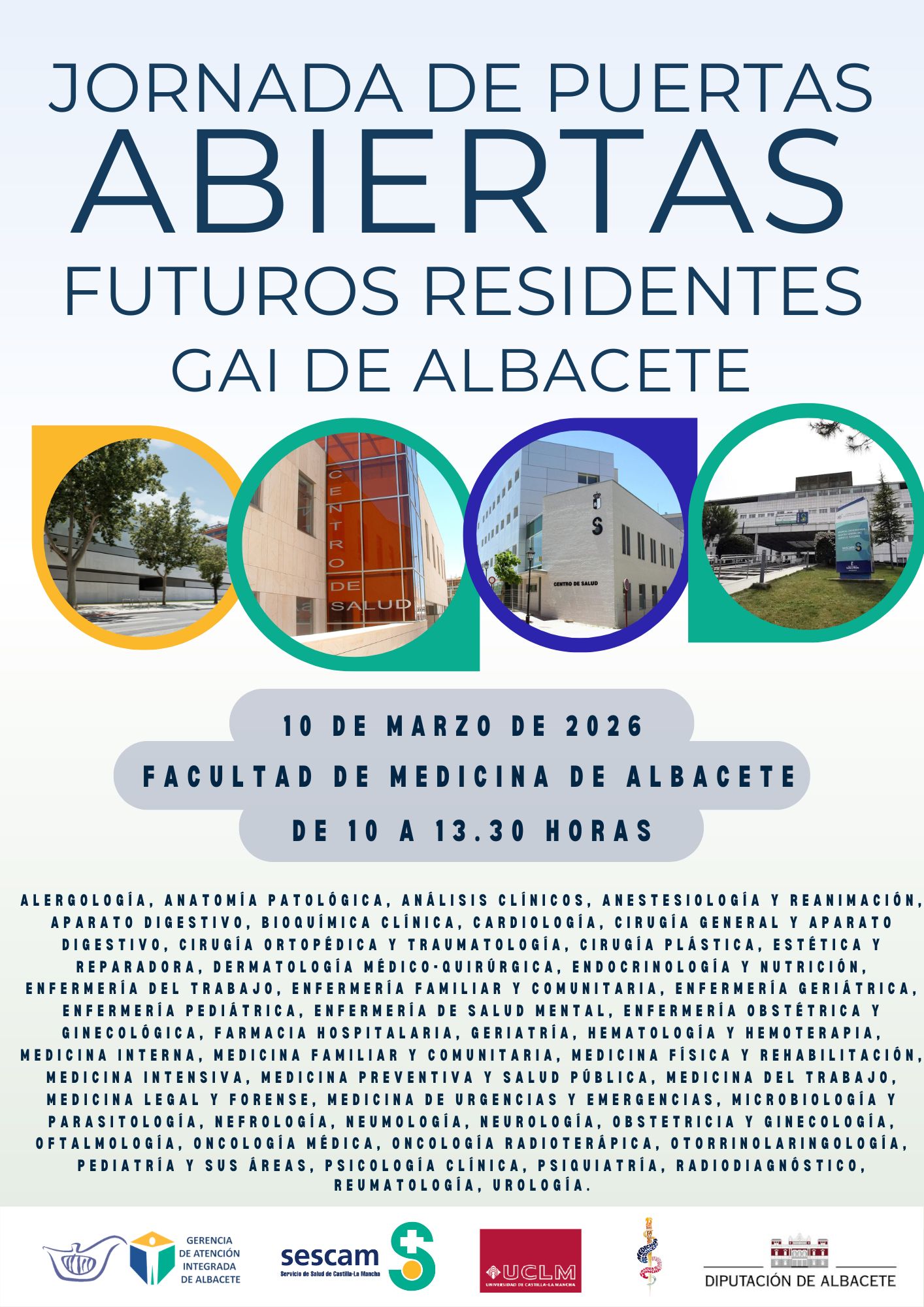 XI JORNADA PUERTAS ABIERTAS FUTUROS RESIDENTES