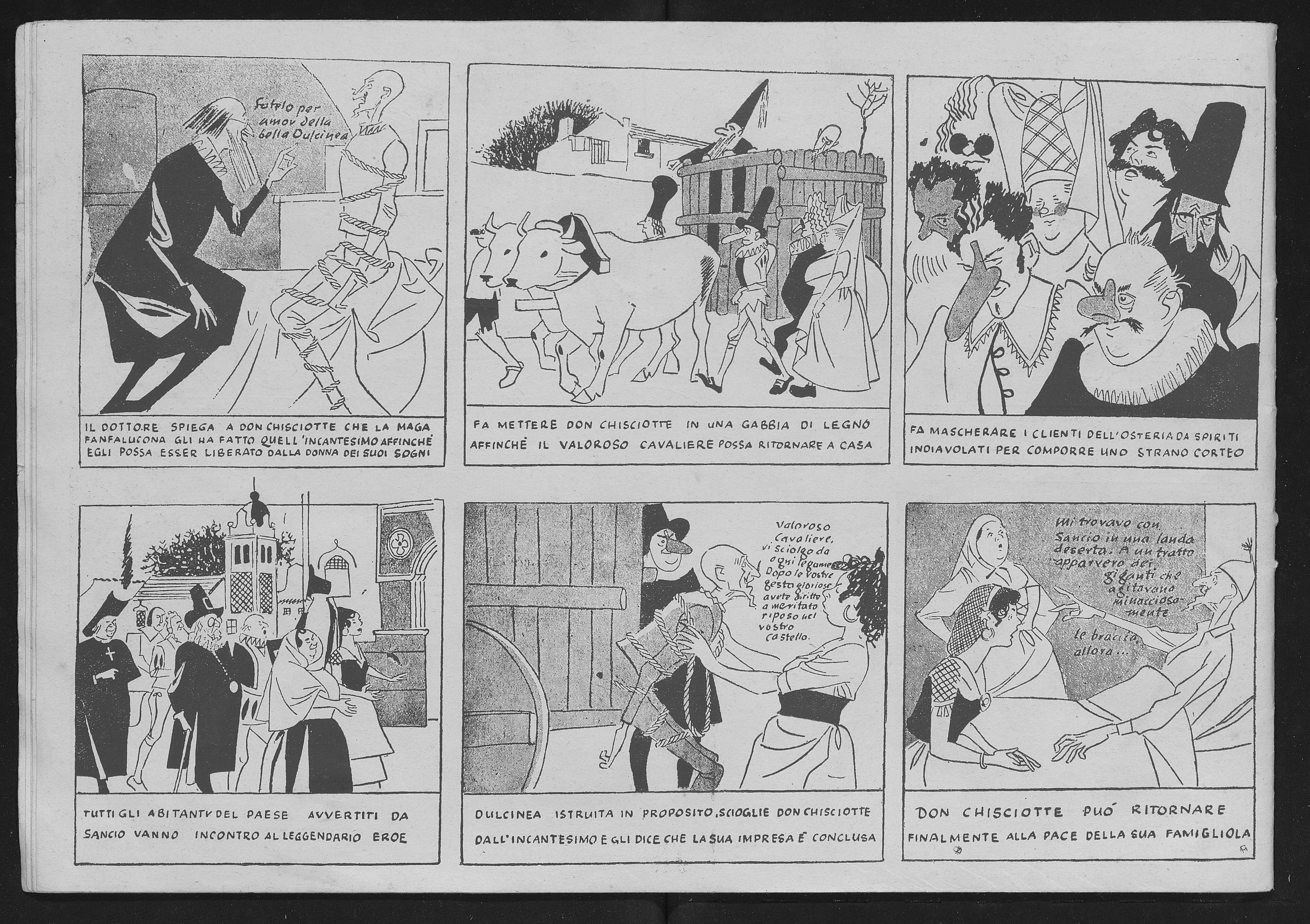 Don Chisciotte / disegni di Piero Bernardini.-- Edizione di lusso. Firenze : Corrado Tedeschi Editore, [1947] 