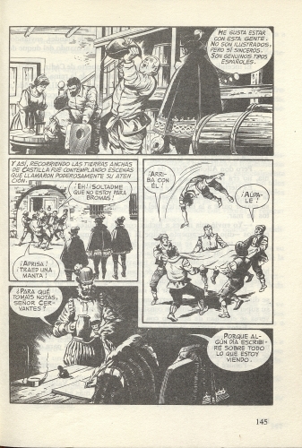 Cervantes : el creador de Don Quijote / [Texto E. Sotillos; guión E. M. Fariñas; dibujos A. Sánchez; Portada Bosch Penalva]