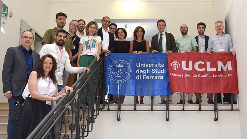 La UCLM estrecha lazos con la Universidad de Ferrara en el marco de la alianza europea Colours