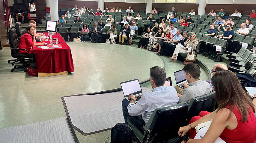 Imagen del Consejo de Gobierno celebrado en el Campus de Ciudad Real