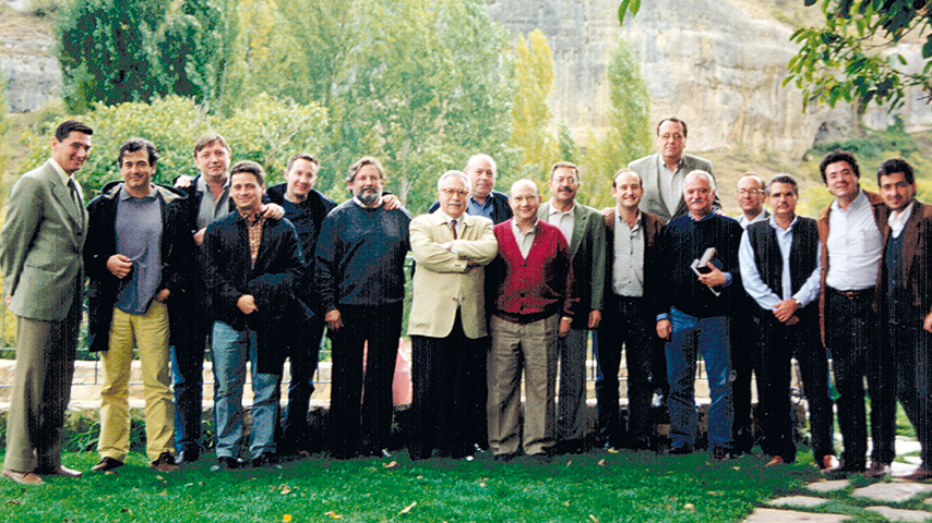 Junta de Centro del año 1999, que eligió director de la Escuela al profesor José Antonio Peña. Imagen cedida por la Escuela Politécnica de Cuenca.