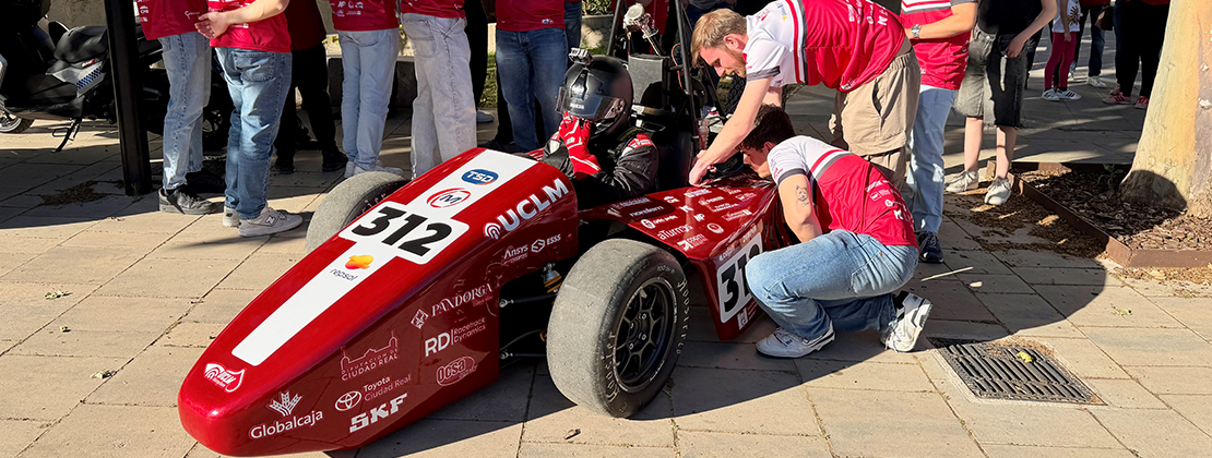Presentación del monoplaza del equipo UCLM Racing Team