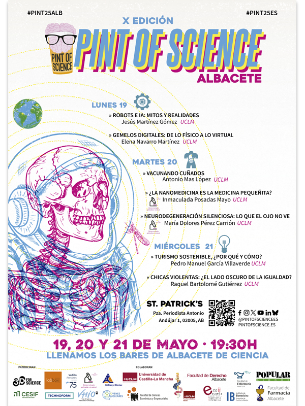 PINT OF SCIENCE FESTIVAL 19, 20 y 21 mayo 2025
